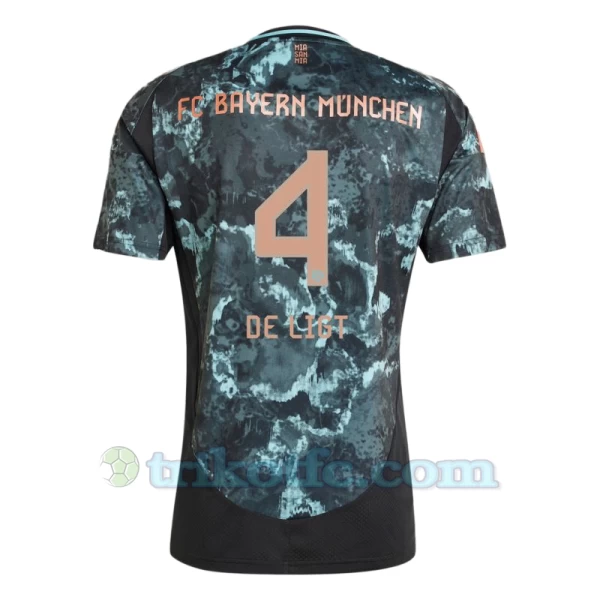 FC Bayern München Fußballtrikot 2024-25 De Ligt #4 Auswärtstrikot Herren