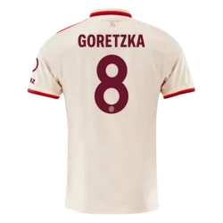 FC Bayern München Fußballtrikot Leon Goretzka #8 2024-25 Ausweichtrikot Herren