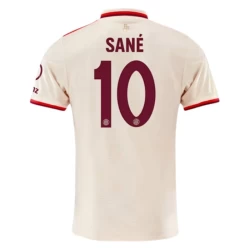 FC Bayern München Fußballtrikot Sane #10 2024-25 Ausweichtrikot Herren