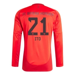 FC Bayern München Ito #21 Fußballtrikot 2024-25 Heimtrikot Herren Langarm