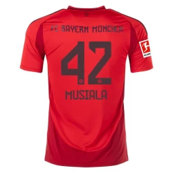 FC Bayern München Jamal Musiala #42 Fußballtrikots 2024-25 Heimtrikot Herren