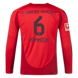 FC Bayern München Joshua Kimmich #6 Fußballtrikot 2024-25 Heimtrikot Herren Langarm