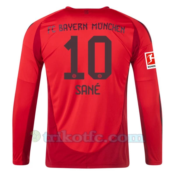 FC Bayern München Leroy Sané #10 Fußballtrikot 2024-25 Heimtrikot Herren Langarm