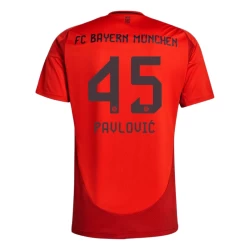 FC Bayern München Pavlovic #45 Fußballtrikot 2024-25 Heimtrikot Herren