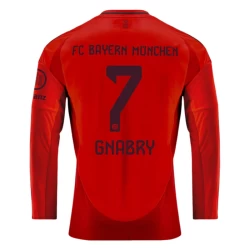 FC Bayern München Serge Gnabry #7 Fußballtrikot 2024-25 Heimtrikot Herren Langarm