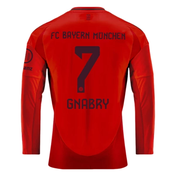 FC Bayern München Serge Gnabry #7 Fußballtrikots 2024-25 Heimtrikot Herren Langarm