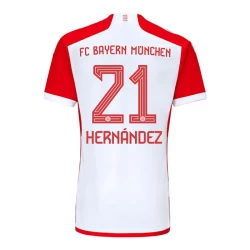 FC Bayern München Theo Hernández #21 Fußballtrikot 2023-24 Heimtrikot Herren