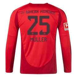 FC Bayern München Thomas Müller #25 Fußballtrikots 2024-25 Heimtrikot Herren Langarm