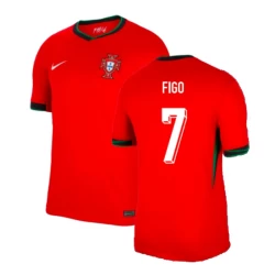 Figo #7 Portugal Fußballtrikot EM 2024 Heimtrikot Herren