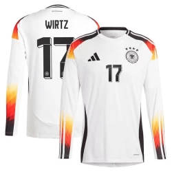 Florian Wirtz #17 Deutschland Fußballtrikot EM 2024 Heimtrikot Herren Langarm