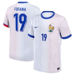 Fofana #19 Frankreich Fußballtrikot EM 2024 Auswärtstrikot Herren