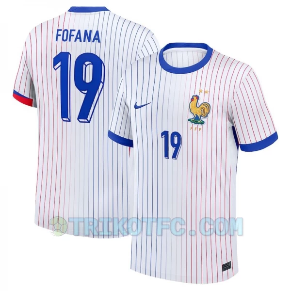 Fofana #19 Frankreich Fußballtrikots EM 2024 Auswärtstrikot Herren