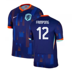 Frimpong #12 Niederlande Fußballtrikots EM 2024 Auswärtstrikot Herren