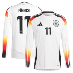 Fuhrich #11 Deutschland Fußballtrikot EM 2024 Heimtrikot Herren Langarm