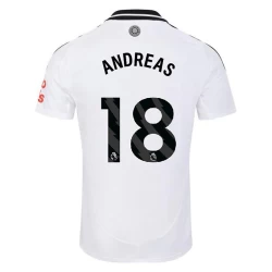 Fulham FC Andreas #18 Fußballtrikot 2024-25 Heimtrikot Herren