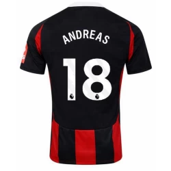 Fulham FC Fußballtrikot 2024-25 Andreas #18 Auswärtstrikot Herren