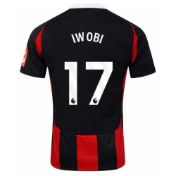 Fulham FC Fußballtrikot 2024-25 Iwobi #17 Auswärtstrikot Herren