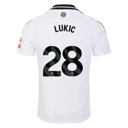 Fulham FC Lukic #28 Fußballtrikot 2024-25 Heimtrikot Herren