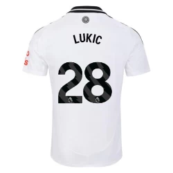 Fulham FC Lukic #28 Fußballtrikots 2024-25 Heimtrikot Herren