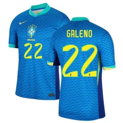 Galeno #22 Brasilien Fußballtrikot Copa America 2024 Auswärtstrikot Herren