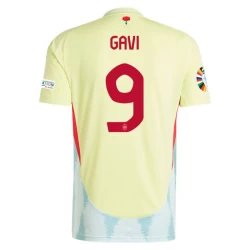 Gavi #9 Spanien Fußballtrikot EM 2024 Auswärtstrikot Herren