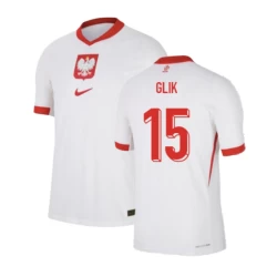 Glik #15 Polen Fußballtrikot EM 2024 Heimtrikot Herren