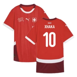 Granit Xhaka #10 Schweiz Fußballtrikot EM 2024 Heimtrikot Herren