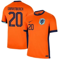 Gravenberch #20 Niederlande Fußballtrikot EM 2024 Heimtrikot Herren