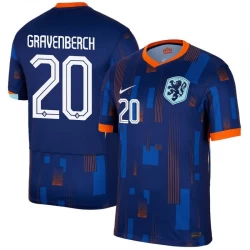 Gravenberch #20 Niederlande Fußballtrikots EM 2024 Auswärtstrikot Herren