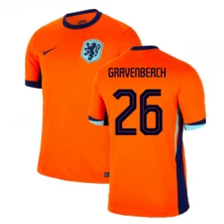 Gravenberch #26 Niederlande Fußballtrikots EM 2024 Heimtrikot Herren