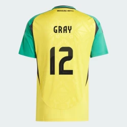 Gray #12 Jamaika Fußballtrikots Copa America 2024 Heimtrikot Herren