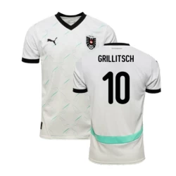 Grillitsch #10 Österreich Fußballtrikots EM 2024 Auswärtstrikot Herren