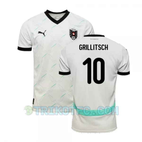 Grillitsch #10 Österreich Fußballtrikots EM 2024 Auswärtstrikot Herren