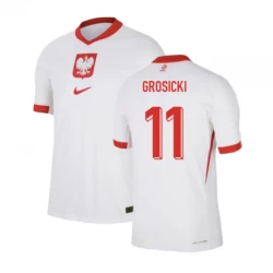 Grosicki #11 Polen Fußballtrikots EM 2024 Heimtrikot Herren