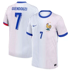 Guendouzi #7 Frankreich Fußballtrikot EM 2024 Auswärtstrikot Herren