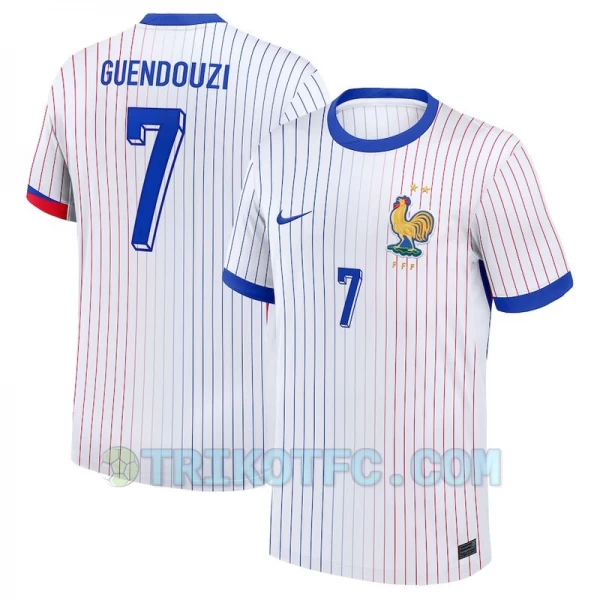 Guendouzi #7 Frankreich Fußballtrikots EM 2024 Auswärtstrikot Herren