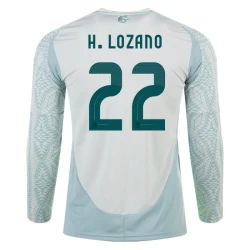 H. Lozano #22 Mexiko Fußballtrikot Copa America 2024 Auswärtstrikot Herren Langarm