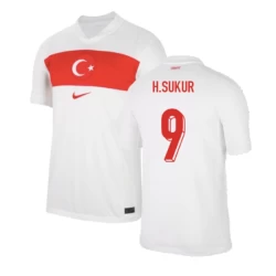 H.Sukur #9 Truthahn Fußballtrikot EM 2024 Heimtrikot Herren