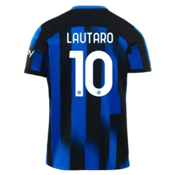 Inter Milan Lautaro Martínez #10 Fußballtrikot 2023-24 Heimtrikot Herren