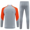 Inter Milan Trainingsanzüge Sweatshirt 2023-24 Grau Orange Player Version