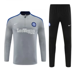 Inter Milan Trainingsanzüge Sweatshirt 2024-25 Light Grau Player Version