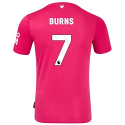 Ipswich Town Fußballtrikot Burns 7 Pink 2024-25 Ausweichtrikot Herren