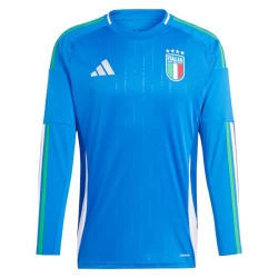 Italien Fußballtrikot EM 2024 Heimtrikot Herren Langarm