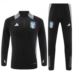 Italien Trainingsanzüge Sweatshirt 2024-25 Schwarz