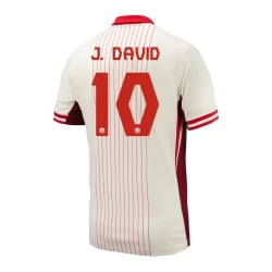 J. David #10 Kanada Fußballtrikot Copa America 2024 Auswärtstrikot Herren