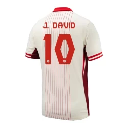 J. David #10 Kanada Fußballtrikots Copa America 2024 Auswärtstrikot Herren
