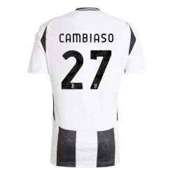 Juventus FC Cambiaso #27 Fußballtrikot 2024-25 Heimtrikot Herren