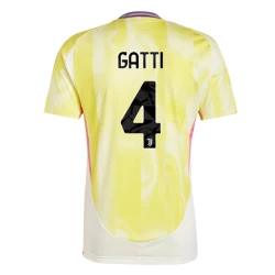 Juventus FC Fußballtrikot 2024-25 Gatti #4 Auswärtstrikot Herren