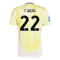 Juventus FC Fußballtrikot 2024-25 T.Weah #22 Auswärtstrikot Herren