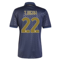 Juventus FC Fußballtrikot T.Weah #22 2024-25 Ausweichtrikot Herren